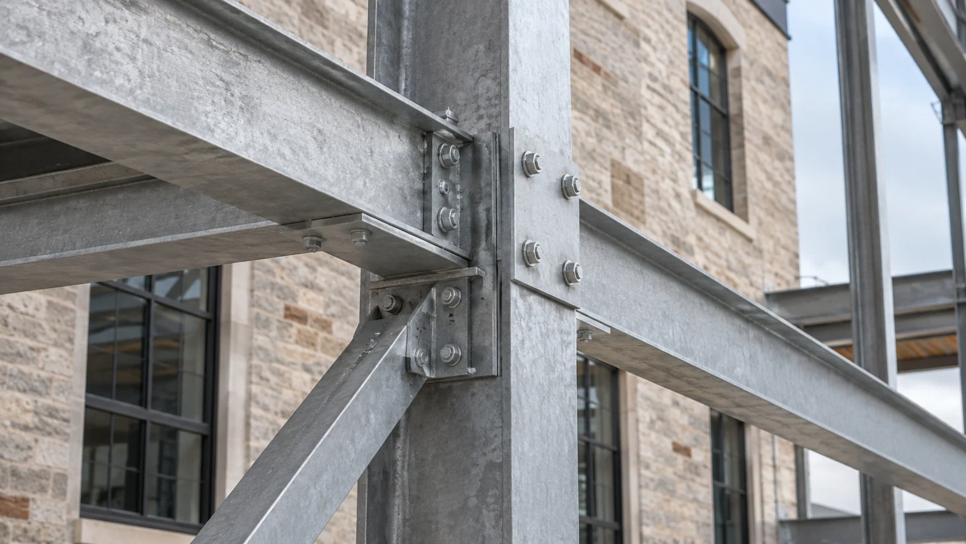 Precisely joined steel members and bolted connections